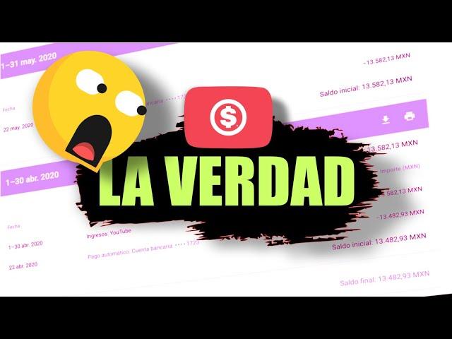 CUANTO PAGA YOUTUBE en 2023 (( SIN RODEOS )) Mi PRIMER PAGO de YouTube 