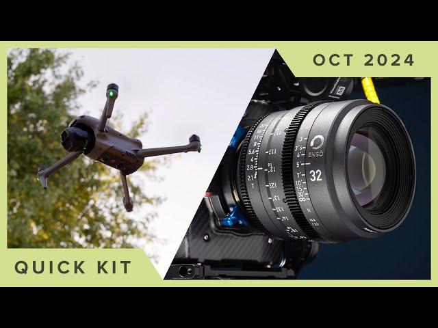 Quick Kit / October 2024 - ARRI Enso Lenses, Freefly Ember Upgrade, DJI Lidar Cage & More!