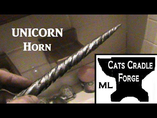 Forging a Unicorn Horn from wrought Iron