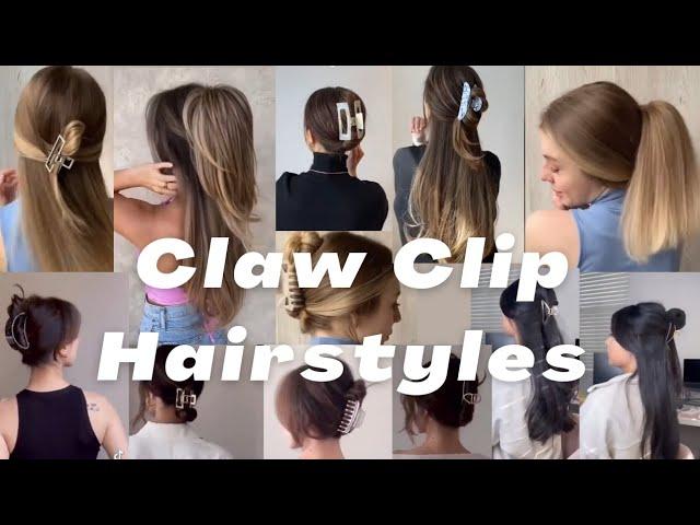 Claw Clip Hairstyle #shorts #shortvideo @shine out #girl #hairstyle #clawclip #tiktok #trending