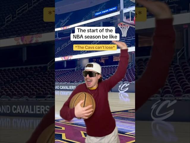 The start of the NBA season be like