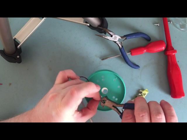 Autopsy: Popped Chinese LED disco light bulb.