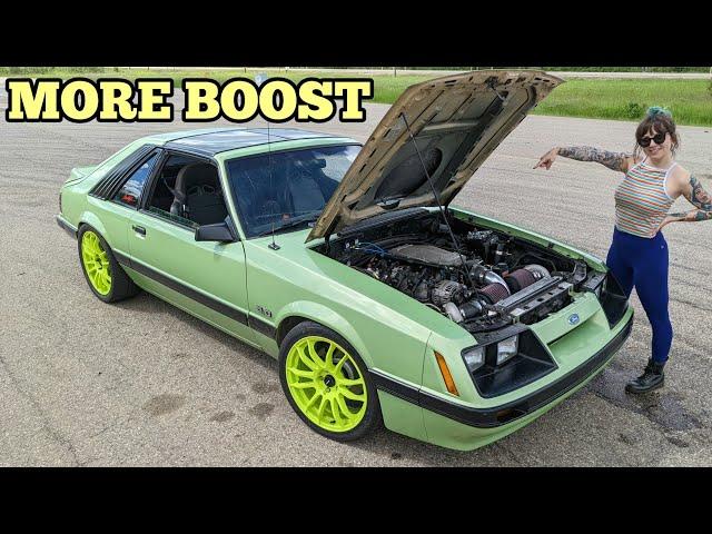 She Wanted More Boost. So We Added It. Twin Turbo Fox Body.