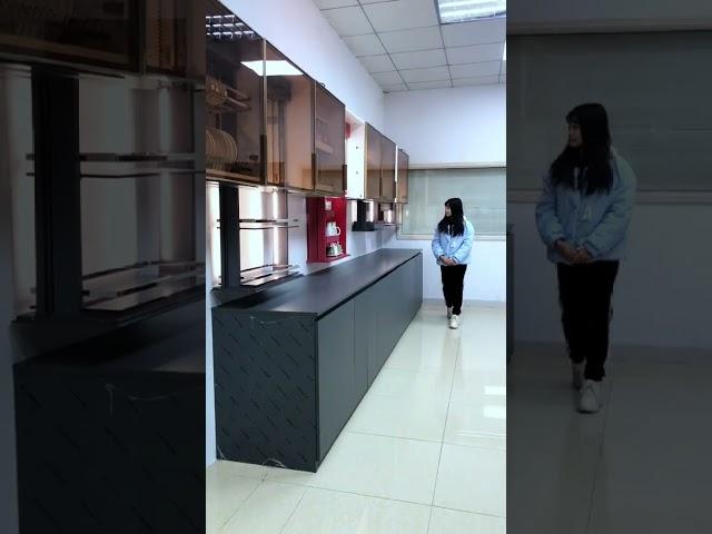 Angel Particle Smart home storage system for Kitchen cabinet design #kitchencabinetdesign #smarthome