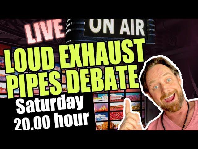 The Ride With Roland Show - The LOUD EXHAUST PIPES Debate