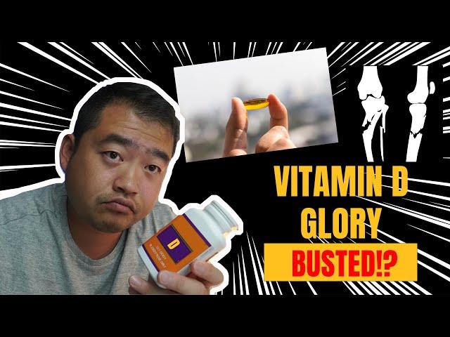 Stop Taking Vitamin D Supplements!? Stop Wasting Money!? Fail to Prevent Bone Fracture (New Study)