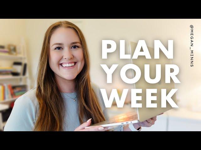 How To Plan Your Week Effectively