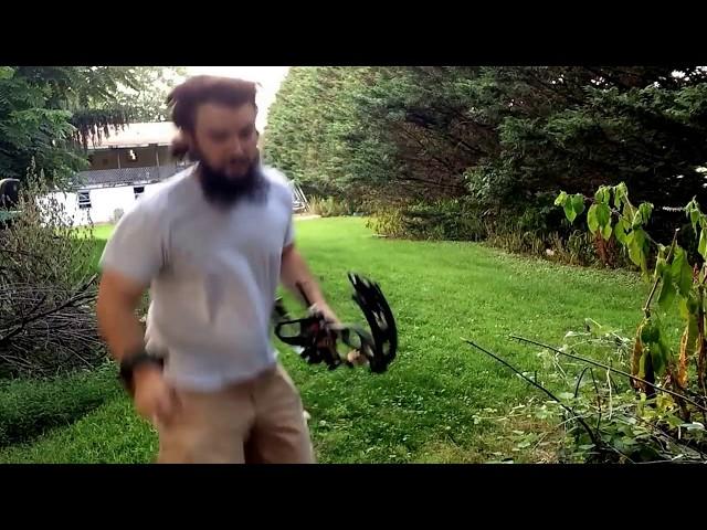 Heart pounding archery practice.