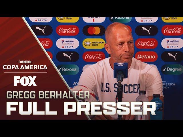 USMNT's Gregg Berhalter: Press conference following elimination from 2024 Copa América