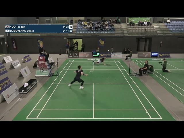 Match point - Tae Bin Yoo vs Daniil Dubovenko - MS, Final - Portugal Int. 2025