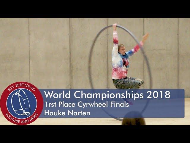 World Championships in Gymwheel 2018 Cyrwheel Final Hauke Narten