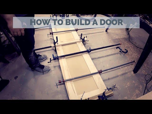 How to build a door out of REAL wood - DIY woodworking project