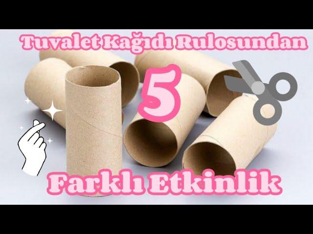 Activities From Toilet Paper Roll | 5 Easy Activities | Recycling | What is Made of a Roll