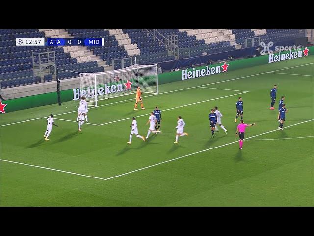 Champions League 01/12/2020 / Goal Scholz against Atalanta