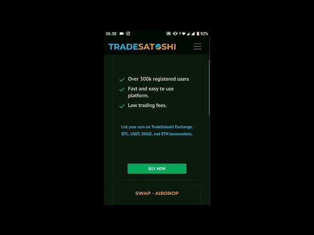 Tradesatoshi how to sign up until withdraw