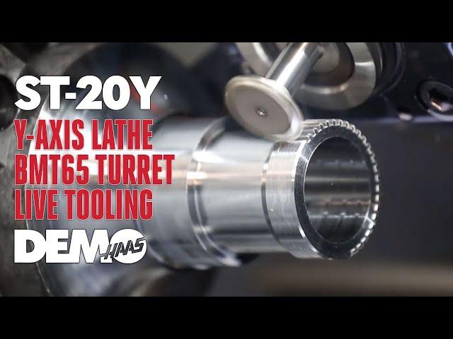 ST-20Y Y-Axis Lathe Cutting Demo - Haas Automation