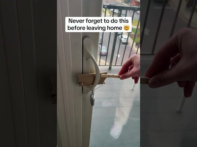 5 Minutes Before You Leave Home Try This SIMPLE Trick