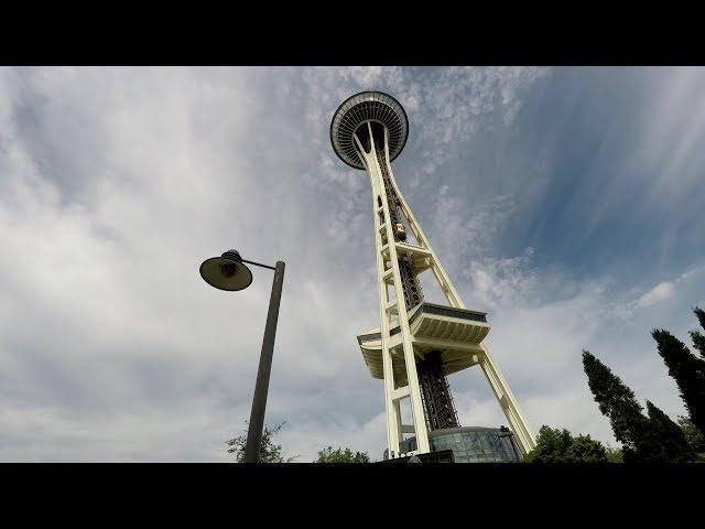 Space Needle Seattle Tour, Elevator Ride & Views from the Top (HD)