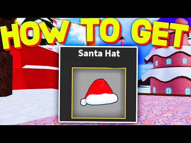 How To GET & USE SANTA HAT in BLOX FRUITS! ROBLOX