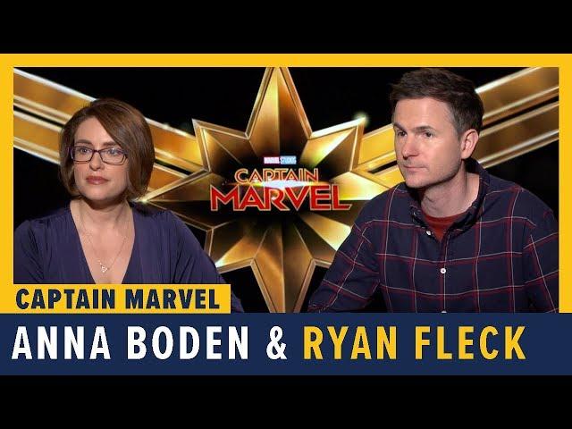 Directors Anna Boden and Ryan Fleck Talk 'Captain Marvel'