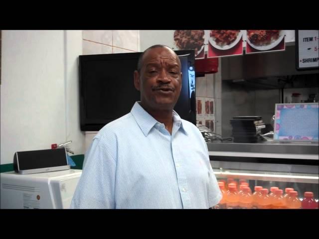 Richard describes the menu @ Asian Teriyaki Grill in San Jacinto, CA