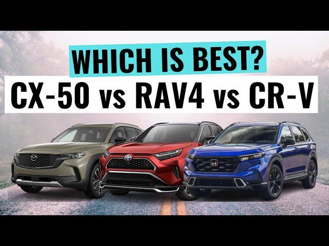 2023 Toyota RAV4 VS Mazda CX-50 VS Honda CR-V || Which SUV Is Best?