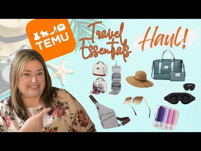 TEMU MUST HAVE TRAVEL ESSENTIALS 2024 | TRAVEL FINDS ON A BUDGET!