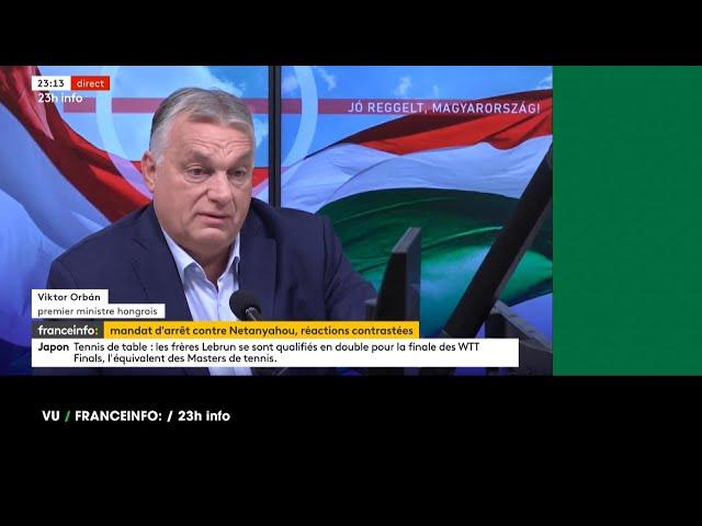 Vu du 23/11/24 : Orban contre la CPI