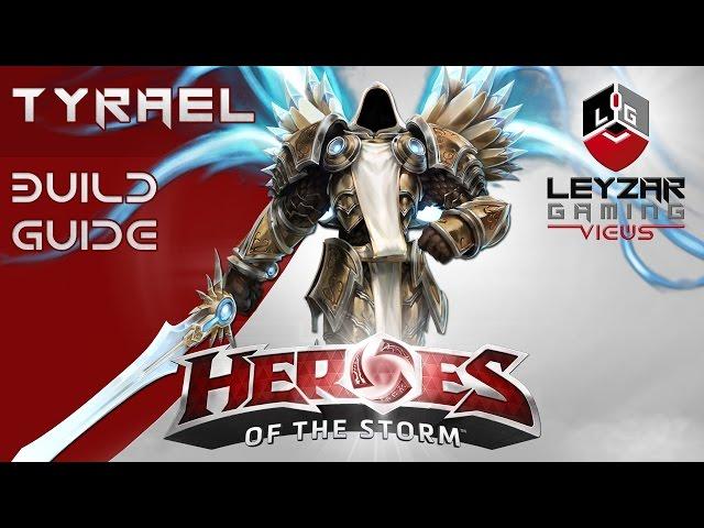 Heroes of the Storm (Gameplay) - Tyrael Build Guide Tutorial (HotS Tyrael Gameplay Quick Match)