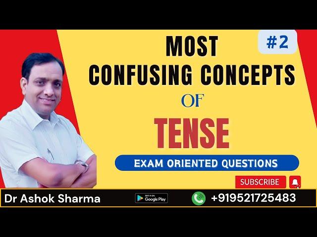 Most Confusing Concepts of Tense : 2nd Grade, First Grade, REET, LDC Tense Practice