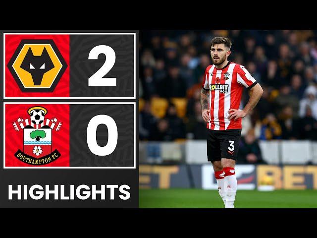 HIGHLIGHTS: Wolves 2-0 Southampton | Premier League