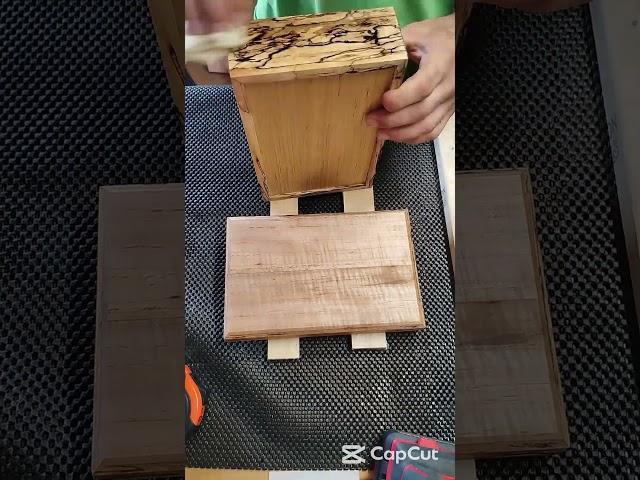 Making Jewelry Boxes Part 5 - Finishing #wood#woodworking #carpentry #diy #fyp #art #exotic