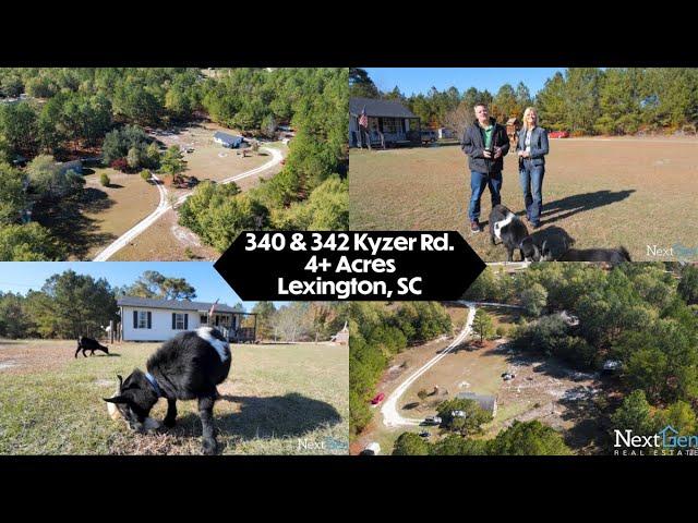 340 & 342 Kyzer Rd. Lexington | 4+ Acres | For Sale by NextGen Real Estate!