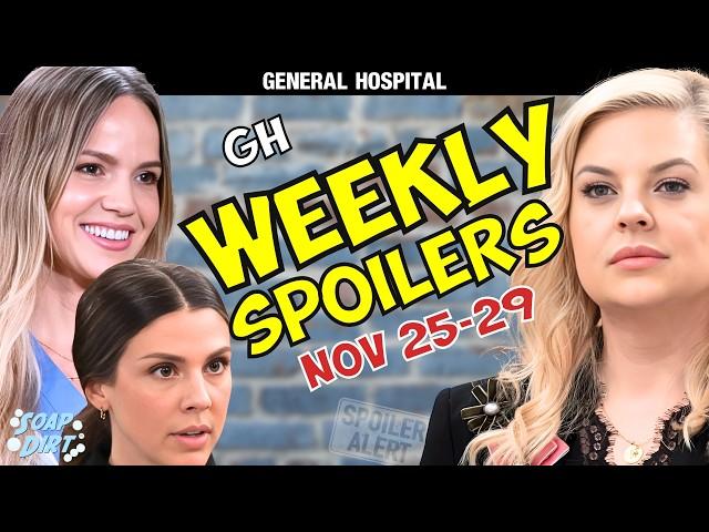 General Hospital Weekly Spoilers Nov 25-29: Lulu Escapes, Kristina Testifies & Maxie Shocked #gh