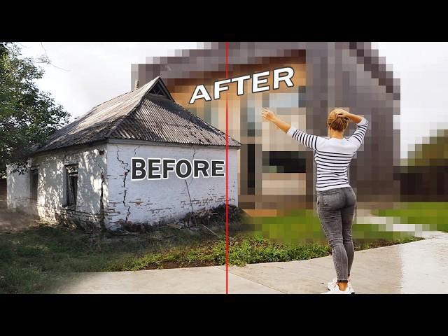 Couple Transforms Old Cabin Into Amazing HOUSE | 5 YEARS in 40 minutes