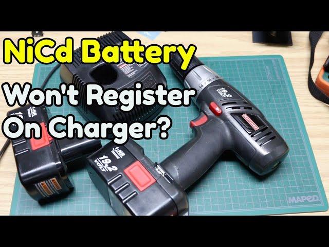 HOW TO REVIVE A NiCd DRILL BATTERY THAT WON’T CHARGE