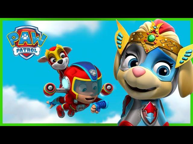 PAW Patrol Mighty Pups and Mighty Twins rescues! | PAW Patrol | Cartoons for Kids Compilation