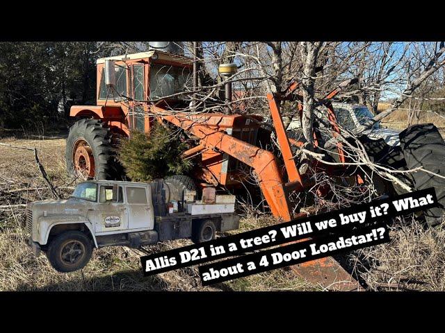 ABANDONED Allis D21 On a Farm Auction! Will We Get Anything Bought?