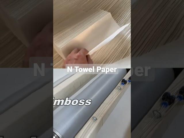 Factory Price N Fold Hand Towel Paper Machine#shorts #towelpaper#papermachine #householdproducts