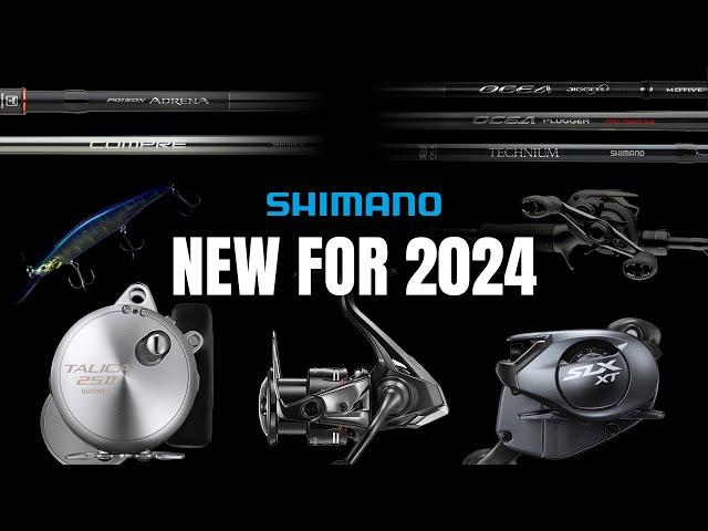 New Shimano Tackle for 2024: Rods, Reels and Lures