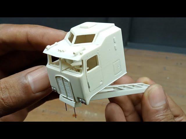 How to make a Kenworth K100 truck from PVC