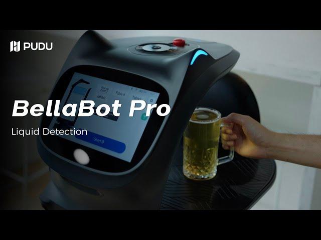 BellaBot Pro: Advanced Liquid Detection and Smooth Delivery | Pudu Robotics