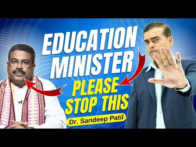 Education minister are you listening?  Dr. Sandeep Patil.