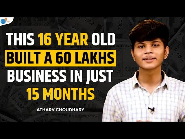 How to Launch a Business Before You Graduate School | Atharv Choudhary | Josh Talks