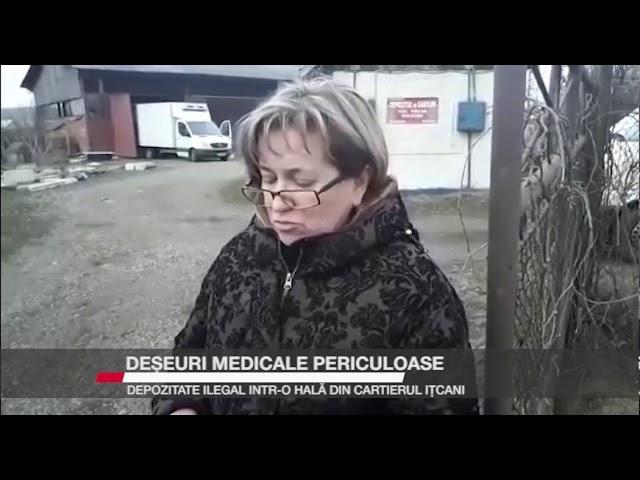 DESEURI MEDICALE PERICULOASE DEPOZITATE ILEGAL INTR O HALA DIN CARTIERUL ITCANI