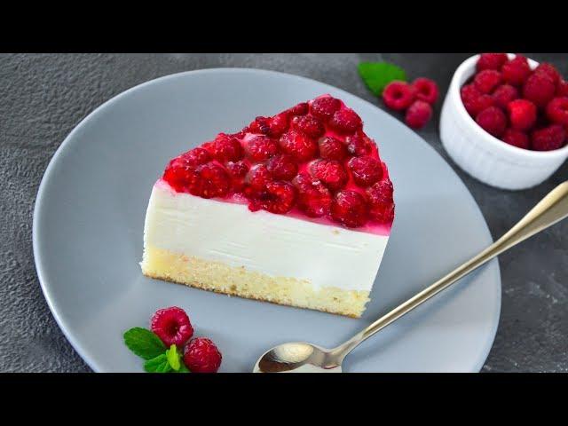 Немецкий ТОРТ с творогом и малиной  Himbeer-Quark-Torte