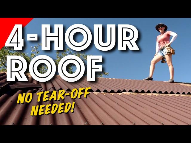 Easy DIY Roof Over Old Shingles