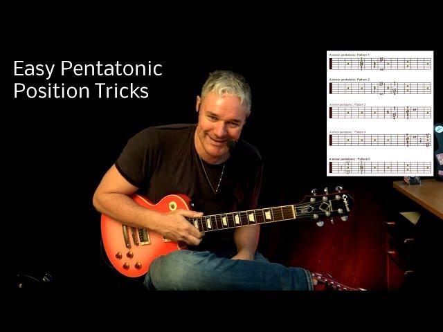 Easy Pentatonic Position Tricks - Guitar Lesson