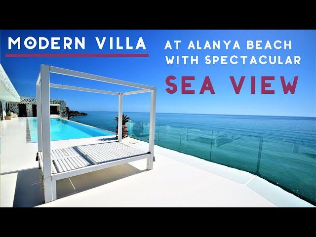 Modern Villa at ALANYA Beach with Spectacular Sea View