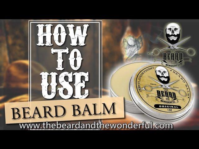 How to Use Beard Balm